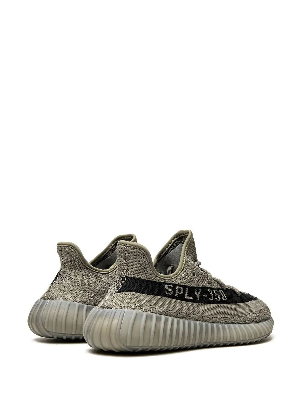 adidas Yeezy 350 V2 Granite Sneakers — Light Green — Size US M 6 - US W 7.5 — Back View