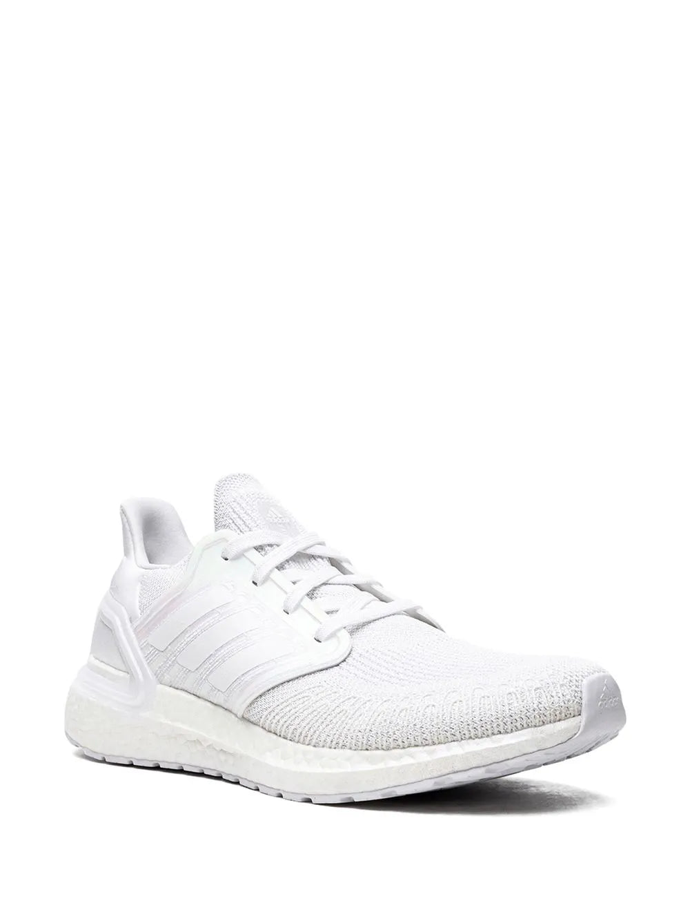 adidas Ultraboost 20 Triple White Sneakers — Same as shown — Size US M 5 - US W 6.5 — Side View
