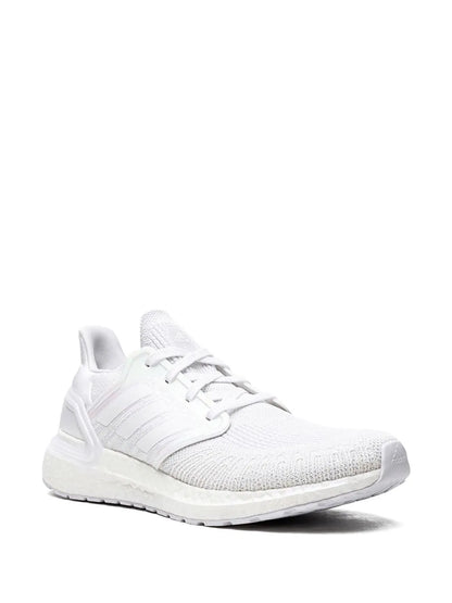 adidas Ultraboost 20 Triple White Sneakers — Same as shown — Size US M 5 - US W 6.5 — Side View
