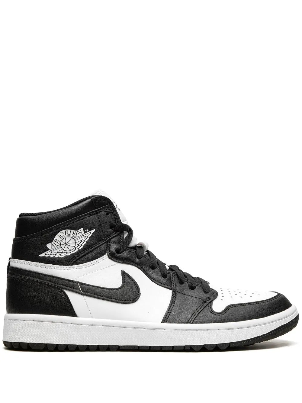 Air Jordan 1 High Golf Black / White - Panda Sneakers — Same as shown — Size US M 6.5 - US W 8 — Front View