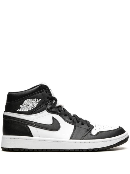 Air Jordan 1 High Golf Black / White - Panda Sneakers — Same as shown — Size US M 6.5 - US W 8 — Front View
