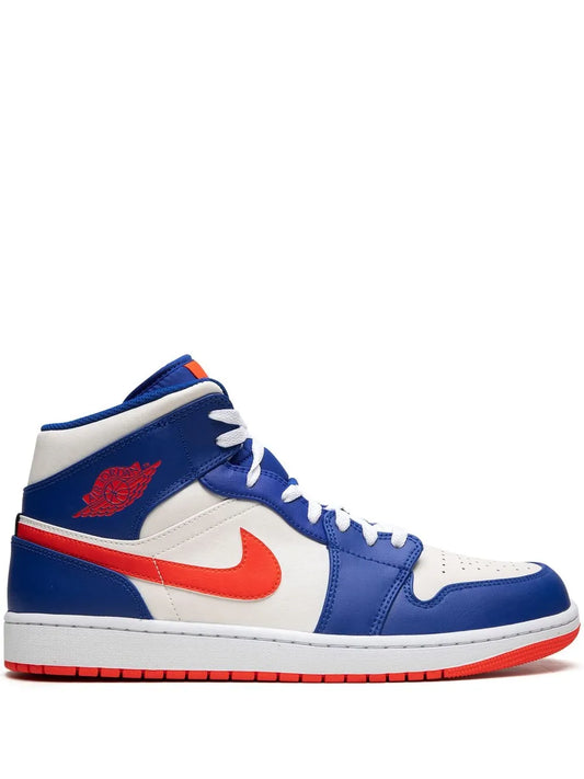 Air Jordan 1 Mid Knicks Sneakers — Same as shown — Size US M 11.5 - US W 13 — Front View