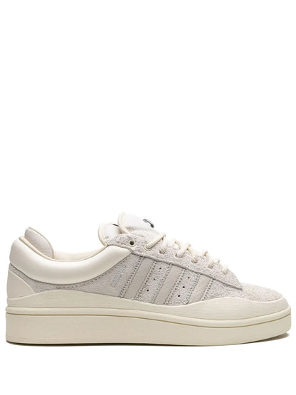 adidas X Bad Bunny Campus Cream Sneakers — Cream White — Size US M 8 - US W 9.5 — Front View