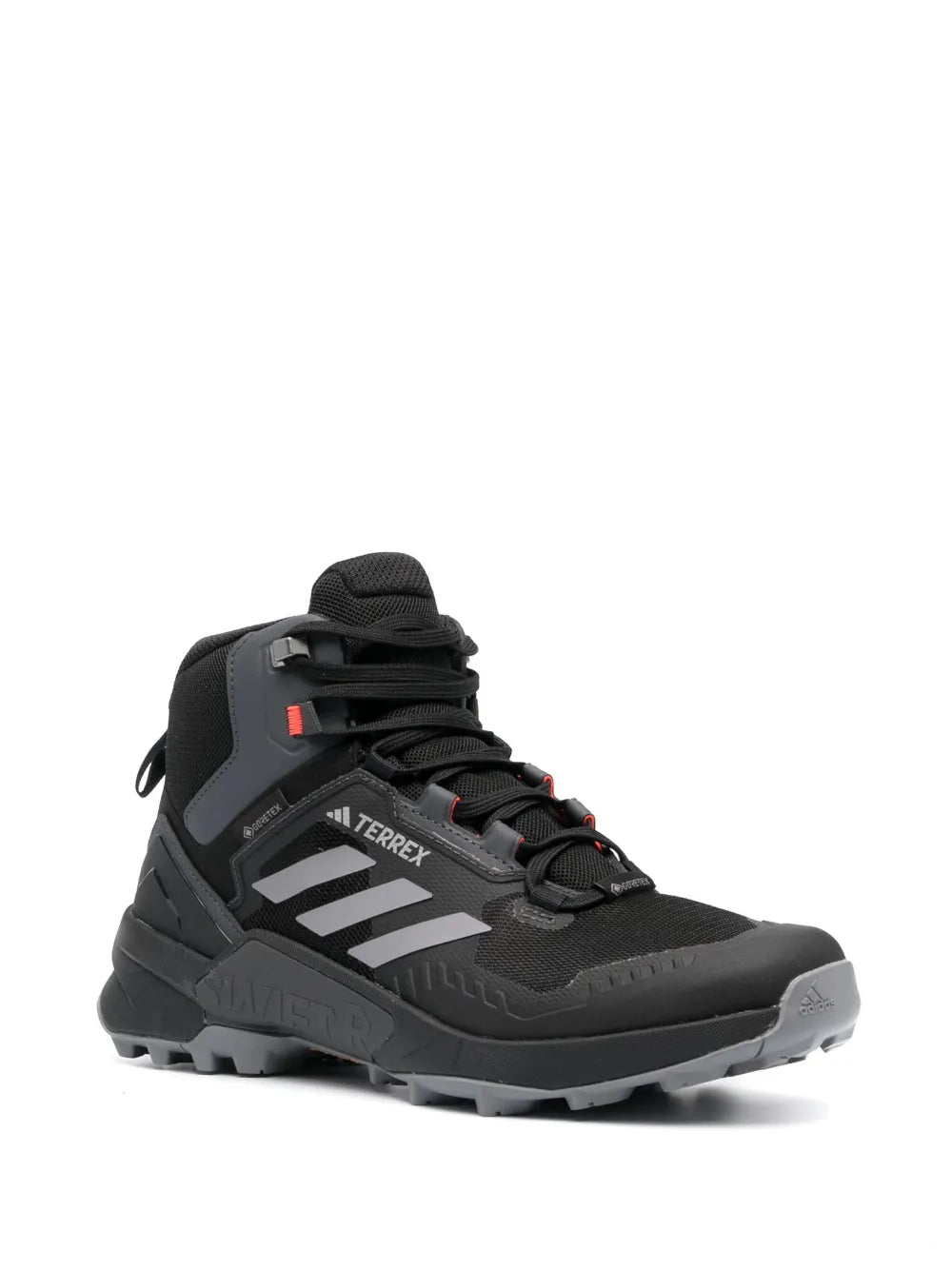 adidas Terrex Swift R3 Hi-Top Sneakers — Black — Size US M 9.5 - US W 11 — Side View