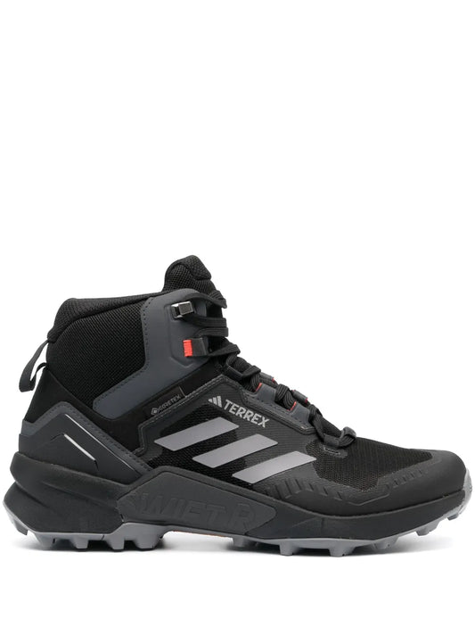 adidas Terrex Swift R3 Hi-Top Sneakers — Black — Size US M 9.5 - US W 11 — Front View