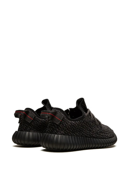adidas Yeezy Boost 350 Pirate Black 2023 Sneakers — Black — Size US M 9 - US W 10.5 — Back View