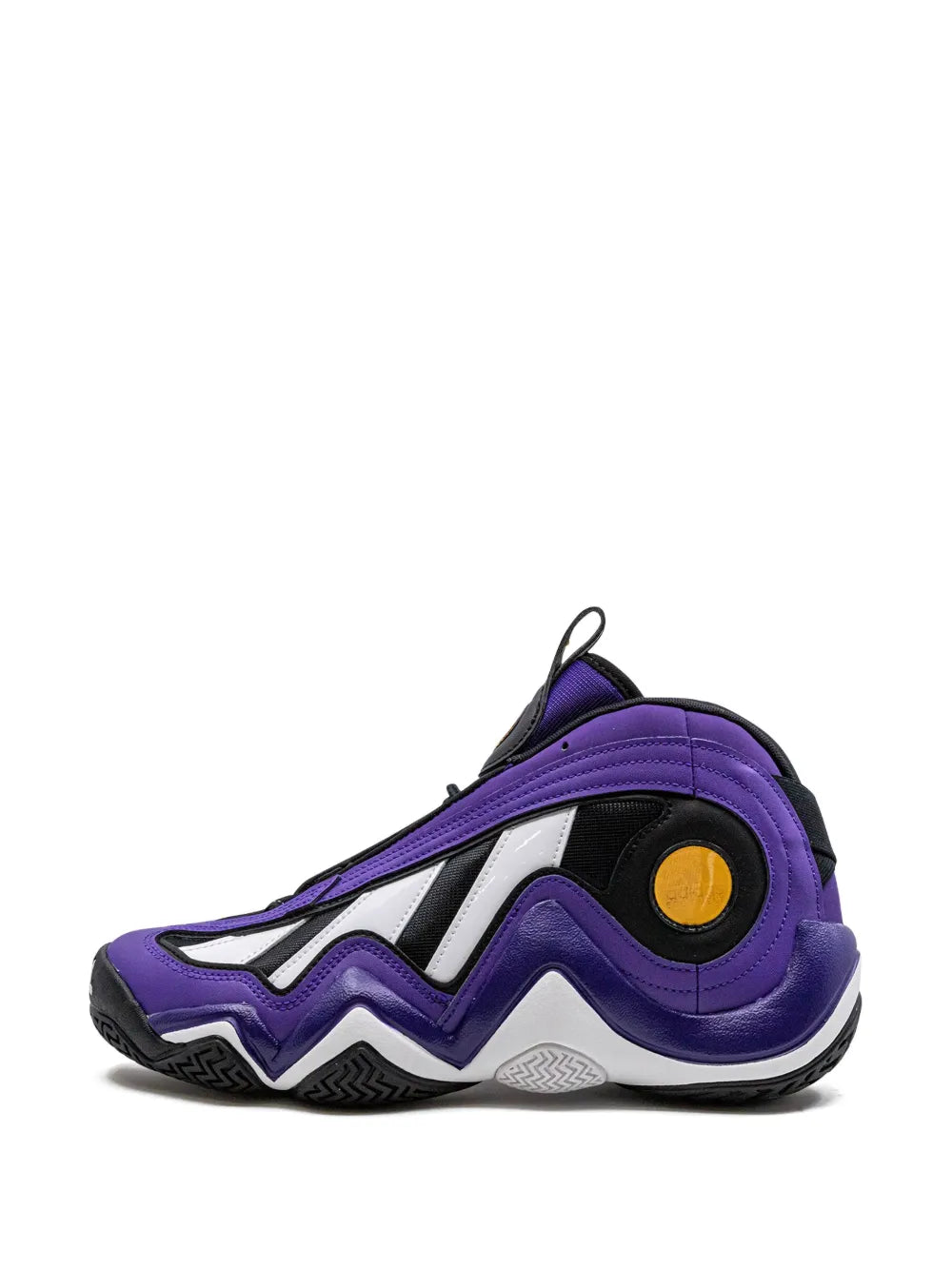 adidas X Kobe Bryant Crazy 97 Dunk Contest Sneakers — Purple/White/Black — Size US M 6 - US W 7.5 — Detail View