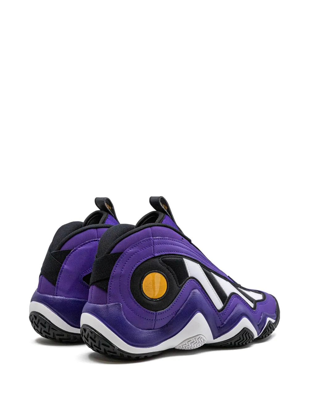 adidas X Kobe Bryant Crazy 97 Dunk Contest Sneakers — Purple/White/Black — Size US M 6 - US W 7.5 — Back View