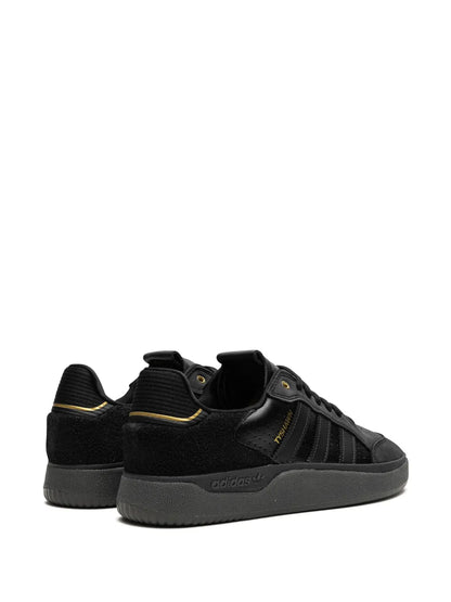 adidas Tyshawn Low Sneakers — Black — Size US M 5 - US W 6.5 — Back View