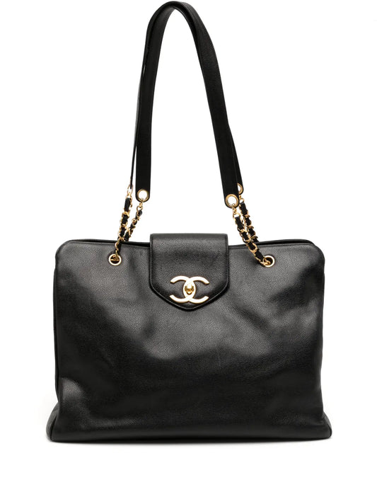 Chanel Pre Owned 1997 Jumbo Supermodel Shoulder Bag — Same as shown — Size One Size — Front View