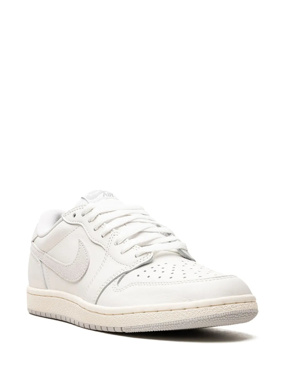 Air Jordan 1 Low 85 Neutral Grey Sneakers — White/Light Grey — Size US M 11.5 - US W 13 — Side View