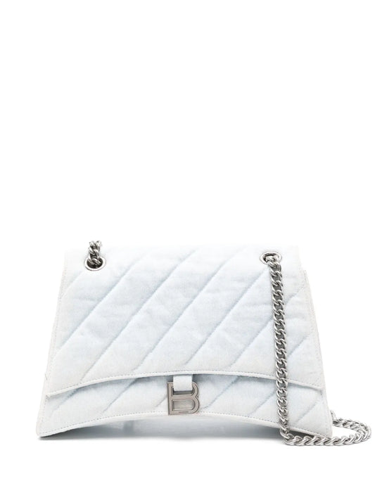 Balenciaga Medium Crush Shoulder Bag — Same as shown — Size One Size — Front View