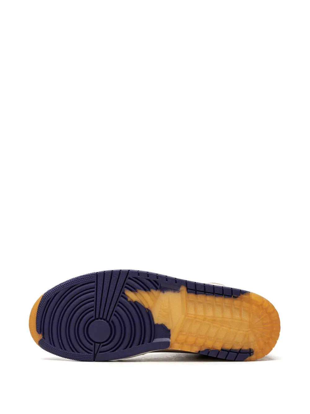 Air Jordan 1 Element Gore-Tex Sky J Purple Sneakers — Purple/Yellow/White — Size US M 6.5 - US W 8 — Top View