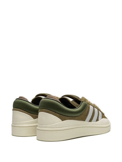 adidas X Bad Bunny Campus Light Olive Sneakers — Green — Size US M 8 - US W 9.5 — Back View