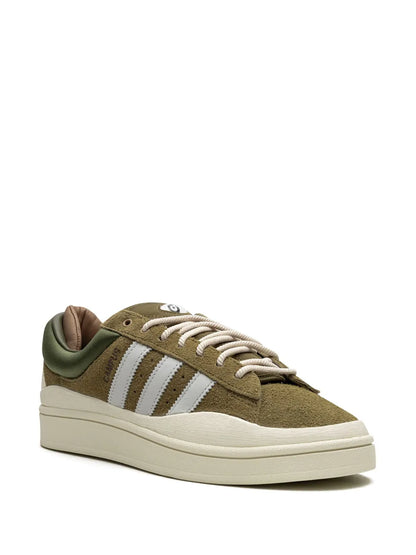 adidas X Bad Bunny Campus Light Olive Sneakers — Green — Size US M 8 - US W 9.5 — Side View