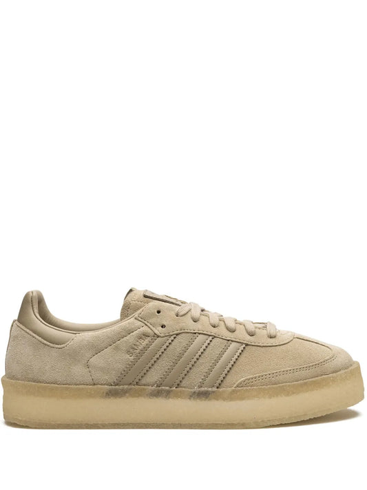 adidas X Ronnie Fieg X Clarks X 8Th Street Samba Savannah Sneakers — Light Brown — Size US M 9 - US W 10.5 — Front View
