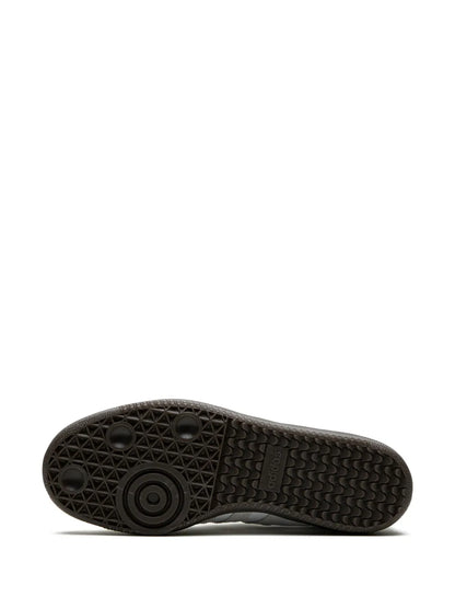 adidas X Kith Samba ?hite/Grey/Gold?Sneakers — White/Light Grey — Size US M 6 - US W 7.5 — Detail View
