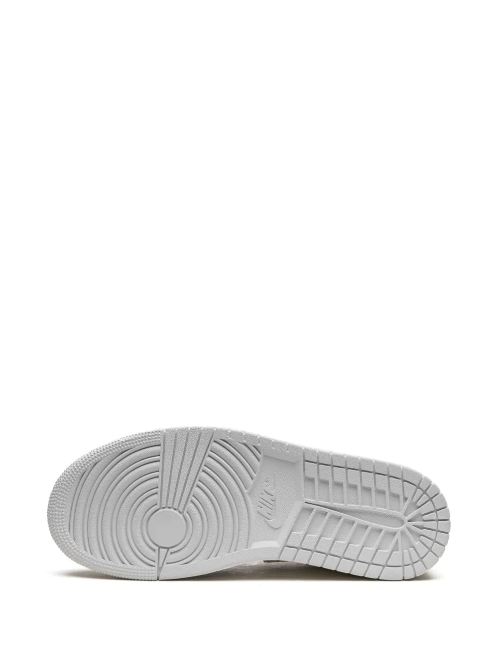 Air Jordan 1 Low Se Craft Tech Grey Sneakers — Grey/Beige/White — Size US M 9.5 - US W 11 — Top View