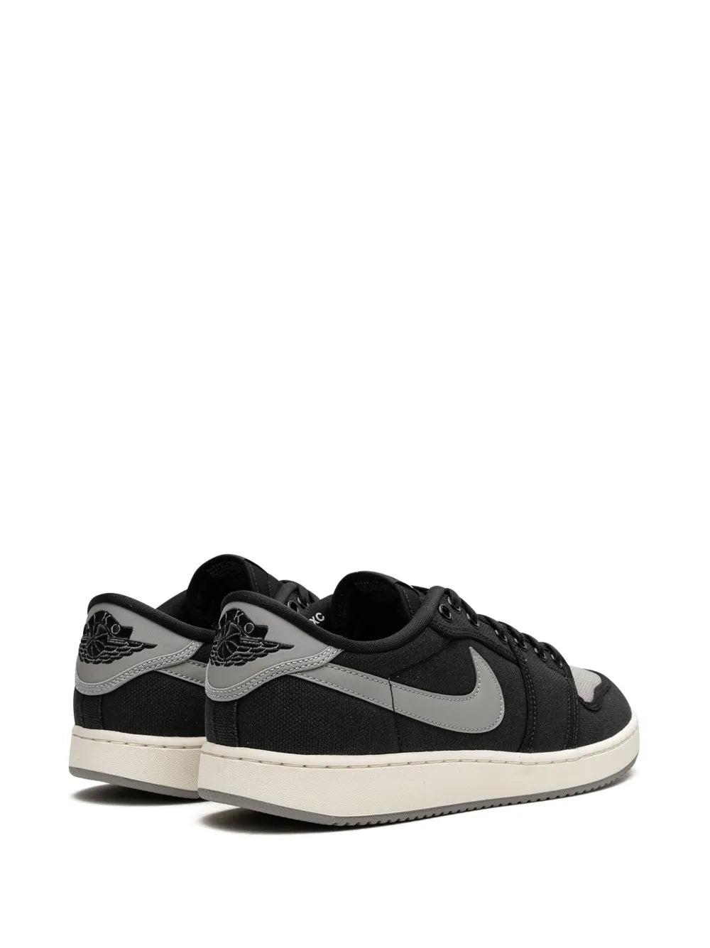 Air Jordan 1 Ko Low Shadow Sneakers — Black/Grey — Size US M 11.5 - US W 13 — Back View