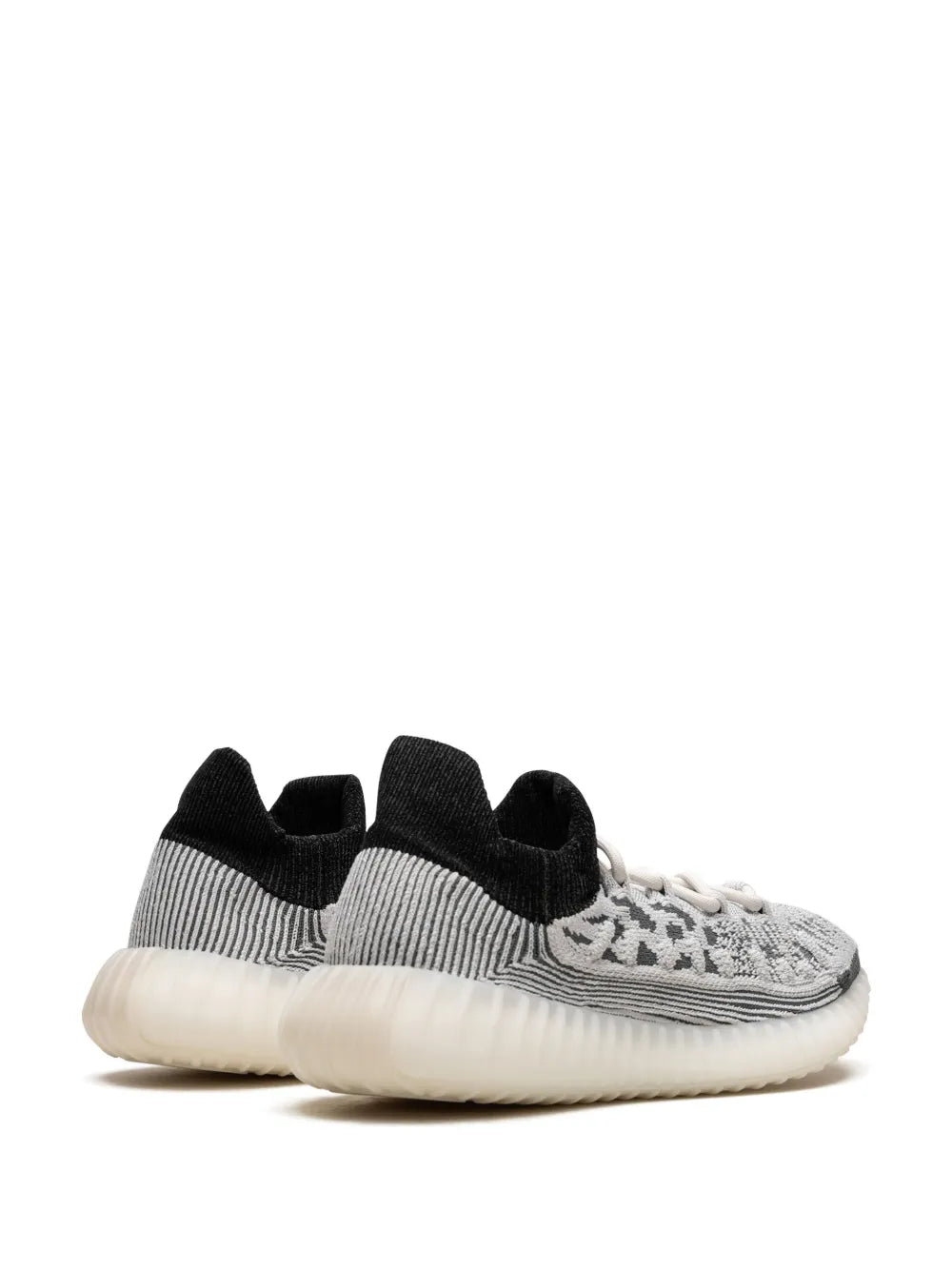 adidas Yeezy Boost 350 V2 Panda Sneakers — White/Grey/Black — Size US M 5.5 - US W 7 — Back View