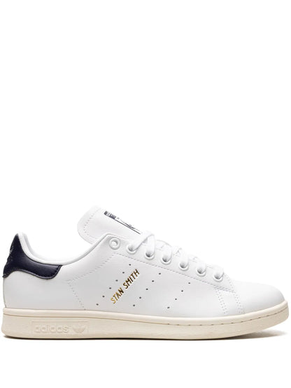 adidas Stan Smith Leather Sneakers — Cloud White/Off-White — Size US M 8 - US W 9.5 — Front View
