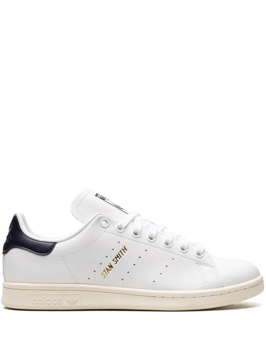 adidas Stan Smith Leather Sneakers — Cloud White/Off-White — Size US M 8 - US W 9.5 — Front View
