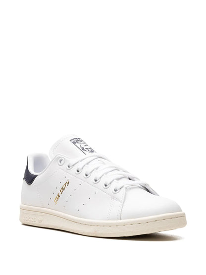 adidas Stan Smith Leather Sneakers — Cloud White/Off-White — Size US M 8 - US W 9.5 — Side View
