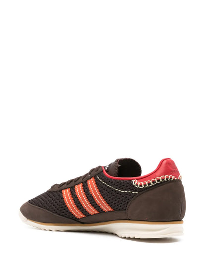 adidas X Wales Bonner Sl72 Knit Sneakers — Brown/Red/Orange — Size US M 6 - US W 7.5 — Back View