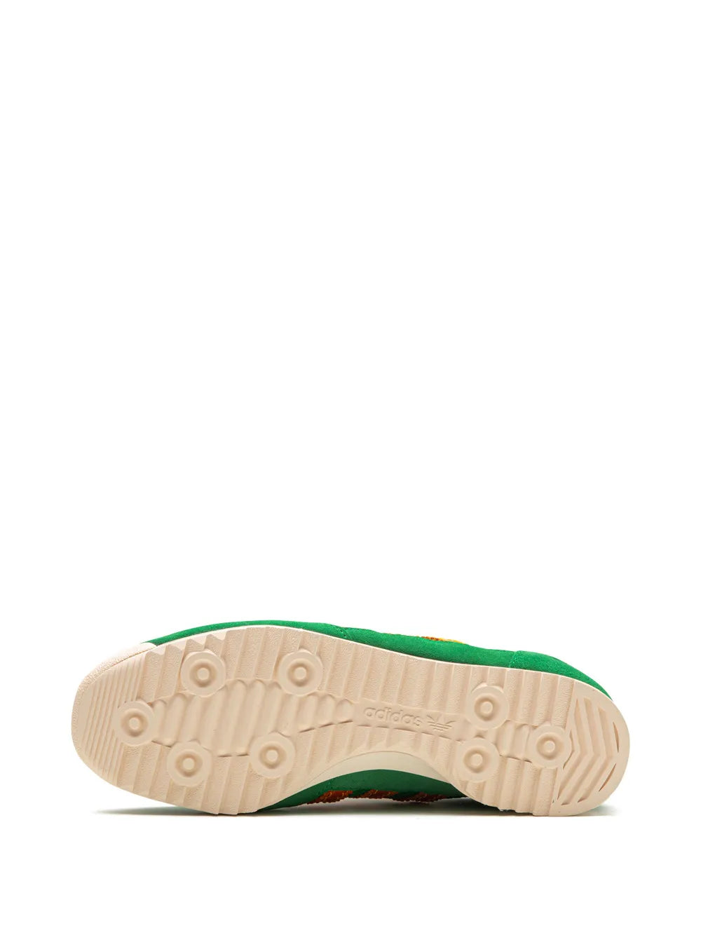 adidas X Wales Bonner Sl72 Knitted Sneakers — Green/Orange — Size US M 6 - US W 7.5 — Top View