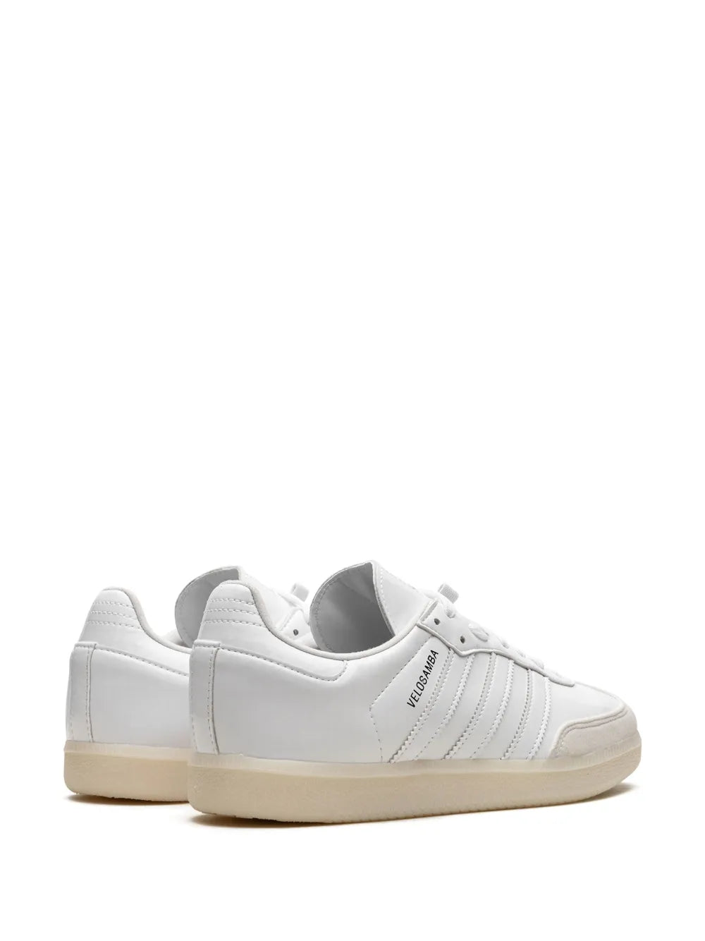 adidas Velosamba Vegan Cloud White Sneakers — White — Size US M 5 - US W 6.5 — Back View