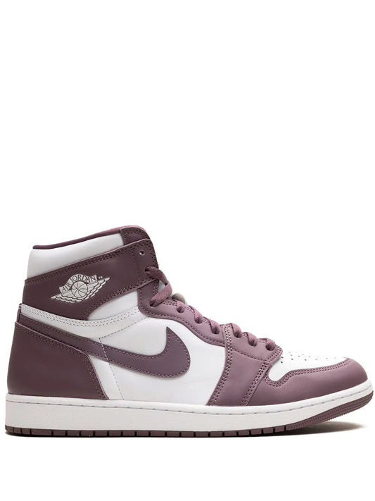 Air Jordan 1 High Og Mauve Sneakers — White/Mauve — Size US M 6.5 - US W 8 — Front View