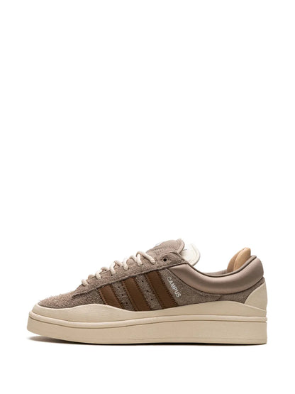 adidas X Bad Bunnny Campus Lace-Up Sneakers — Coffee Brown — Size US M 8 - US W 9.5 — Detail View