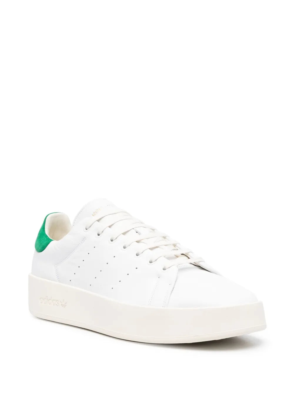 adidas Stan Smith Recon Leather Sneakers — White/Green — Size US M 7 - US W 8.5 — Side View