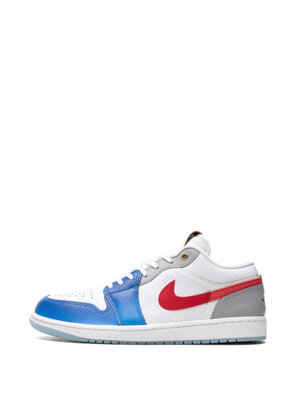 Air Jordan 1 Low Philippines Sneakers — White/Grey/Blue/Red — Size US M 10.5 - US W 12 — Alternate View 7