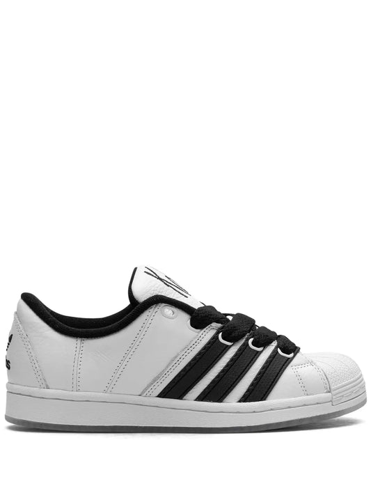 adidas X Korn Supermodified Sneakers — White/Black — Size US M 6 - US W 7.5 — Front View