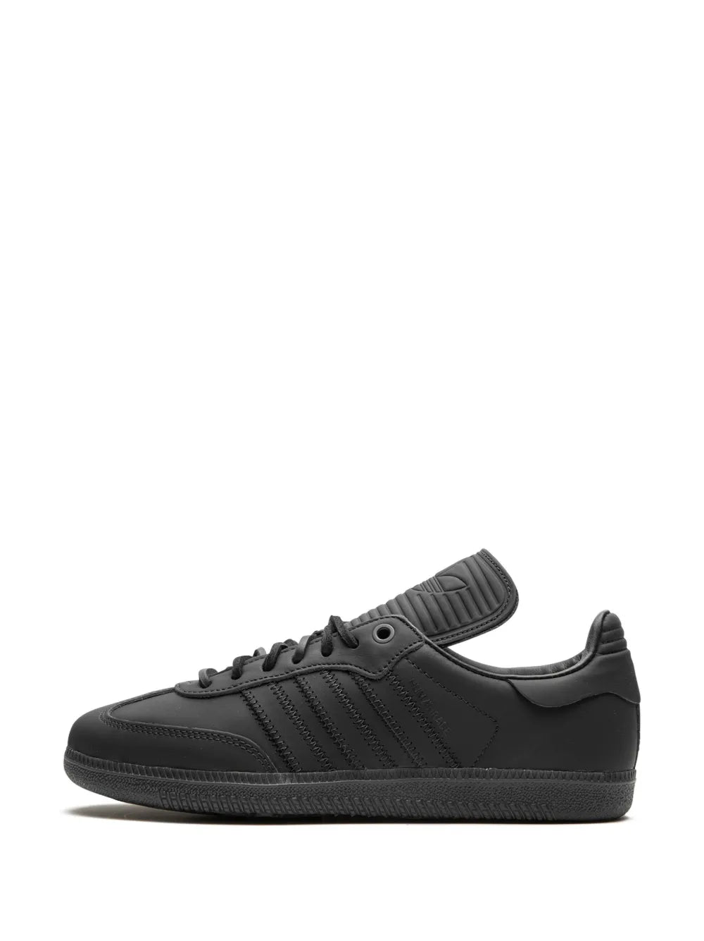 adidas X Pharrell Humanrace Samba Charcoal Sneakers — Charcoal Grey — Size US M 6 - US W 7.5 — Detail View