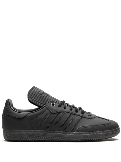 adidas X Pharrell Humanrace Samba Charcoal Sneakers — Charcoal Grey — Size US M 6 - US W 7.5 — Front View