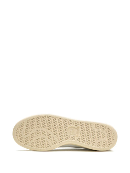 adidas X Homer Simpson Stan Smith Sneakers — White/Emerald Green — Size US M 4 - US W 5.5 — Top View