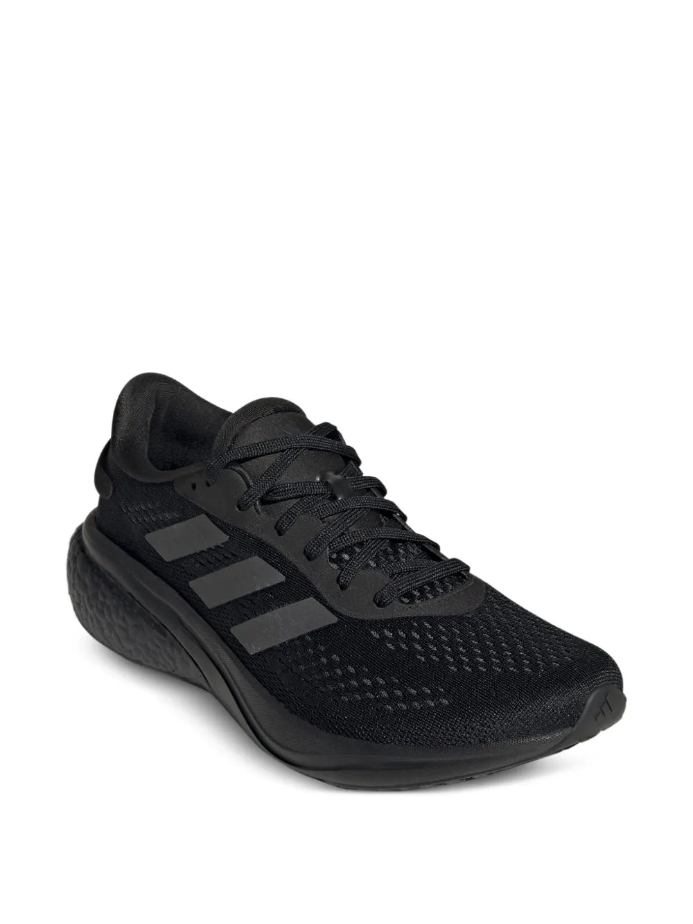 adidas Supernova 2 Triple Black Sneakers — Black — Size US M 4 - US W 5.5 — Side View