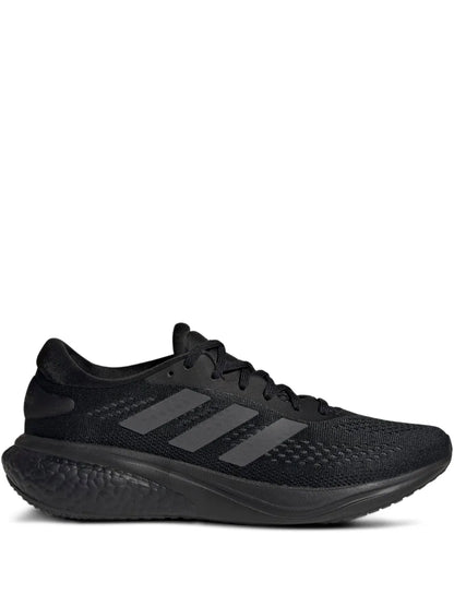 adidas Supernova 2 Triple Black Sneakers — Black — Size US M 4 - US W 5.5 — Front View
