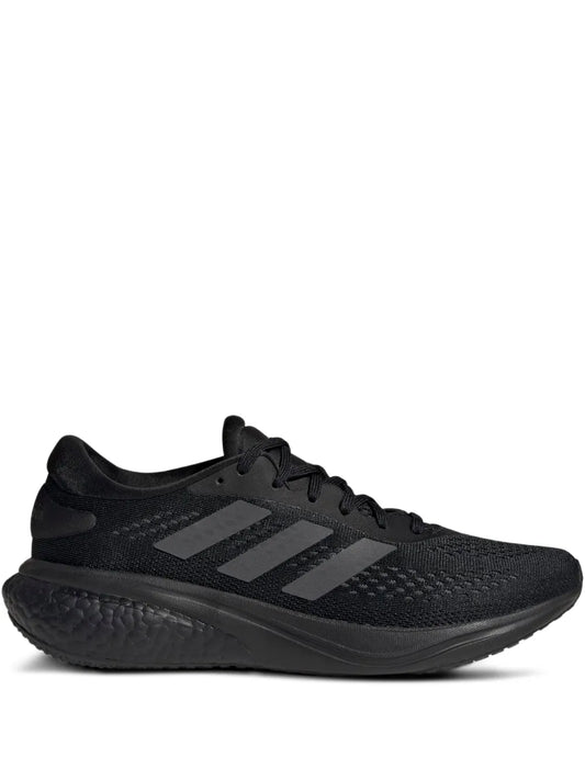 adidas Supernova 2 Triple Black Sneakers — Black — Size US M 4 - US W 5.5 — Front View
