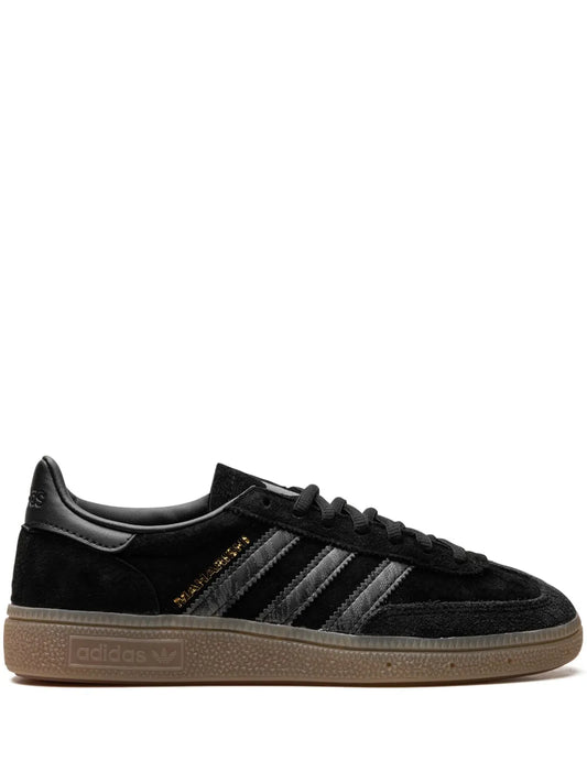 adidas X Maharishi Panelled Suede Sneakers — Black — Size US M 6 - US W 7.5 — Front View