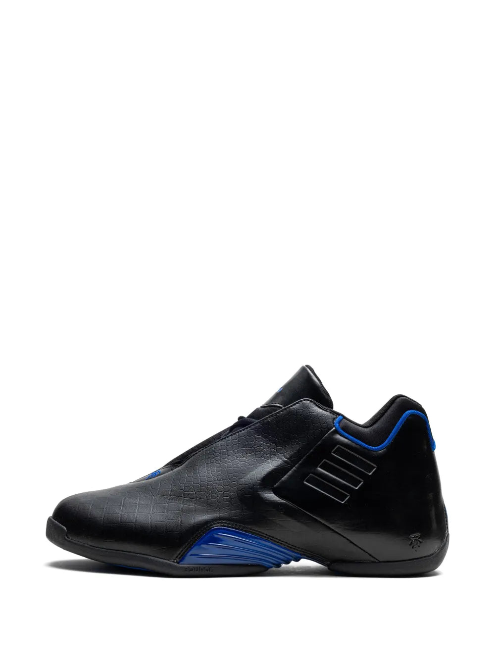 adidas T-Mac 3 Restomod Core Black/Team Royal Blue/Silver Met Sneakers — Black — Size US M 9.5 - US W 11 — Detail View