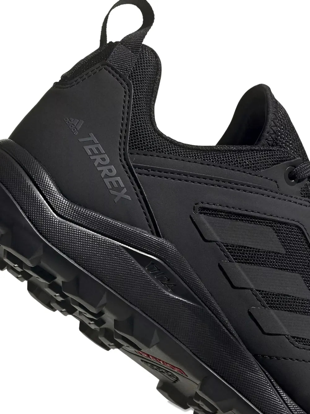 adidas Terrex Agravic Trail Running Sneakers — Black — Size US M 9.5 - US W 11 — Back View