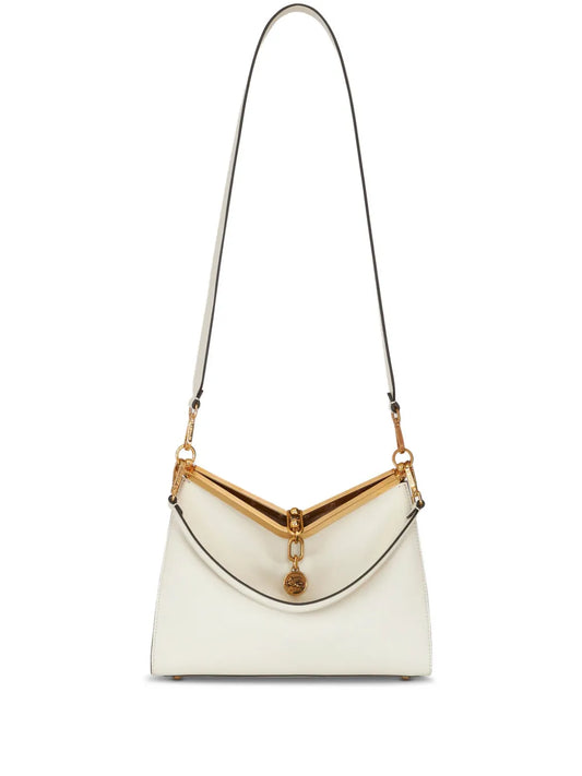 Etro Medium Vela Leather Shoulder Bag — Same as shown — Size One Size — Front View