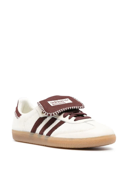 adidas X Wales Bonner Samba Sneakers — White/Dark Brown — Size US M 7 - US W 8.5 — Side View
