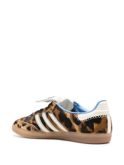 adidas X Wales Bonner Samba Sneakers — Dark Brown — Size US M 6 - US W 7.5 — Back View