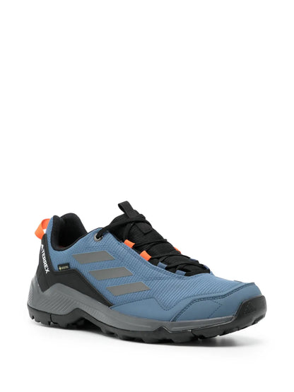 adidas Terrex Eastrail Gore-Tex Trainers — Pacific Blue/Slate Grey/Orange Blossom — Size US M 9.5 - US W 11 — Side View