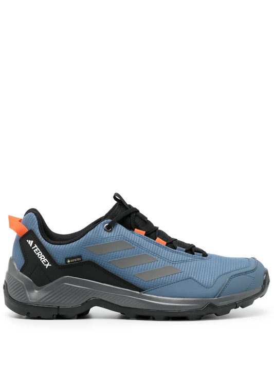 adidas Terrex Eastrail Gore-Tex Trainers — Pacific Blue/Slate Grey/Orange Blossom — Size US M 9.5 - US W 11 — Front View