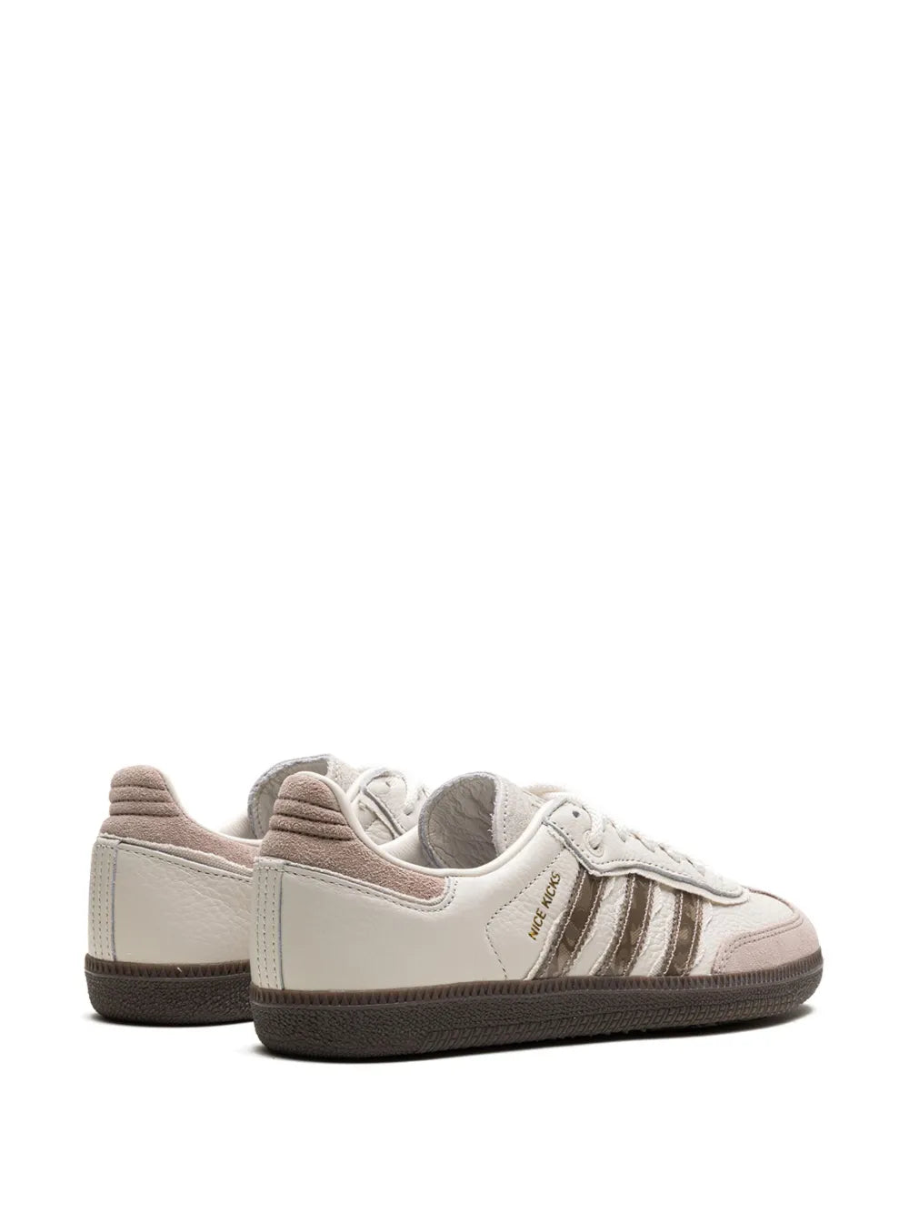 adidas X Nice Kicks Samba Consortium Cup Sneakers — Cream White — Size US M 6 - US W 7.5 — Top View